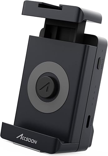 Accsoon SeeMo 4K Video Transmitter Monitoring Adapter 4K HDMI Video su dispositivi iOS per Pad/Phone/telecamere per monitorare/registrare/live stream.（Nero） - Fashionser