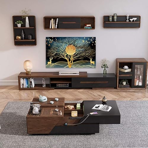 NANKAN Copertura TV da 32-75 Pollici, A Prova di Polvere di Poliestere Coperchio di Protezione dello Schermo TV, Camera da Letto Interna Soggiorno Decorazione Soggiorno Copertina Antipolvere Morbida - Fashionser