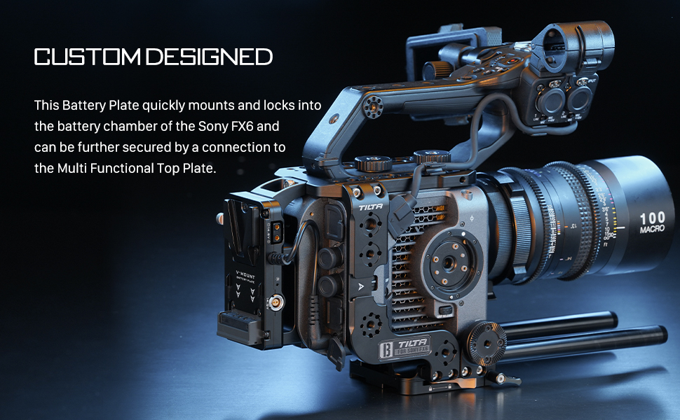 Battery Plate for Sony FX6 ES-T20-BTP-V