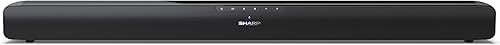 Sharp HT-SB107 2.0 - Mini soundbar Bluetooth con HDMI ARC/CEC, potenza totale 90 W, colore: Nero - Fashionser