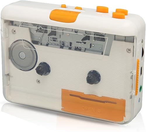 Portatile registratore a Cassetta & Cassetta Nastro, portatile e Convertitore da Cassette e Nastri a MP3,con auricolari Converti Tape cassette in formato - Fashionser