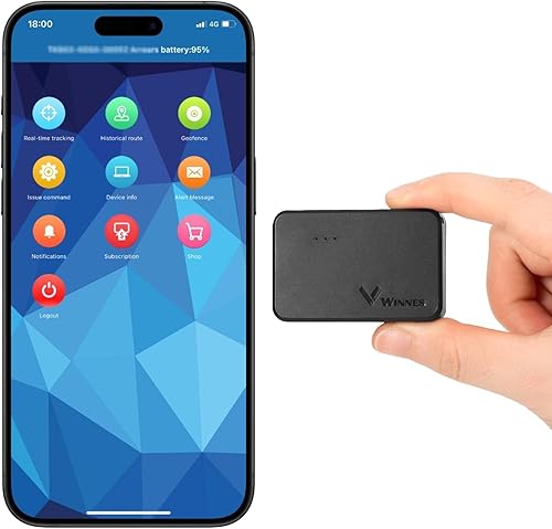 4G GPS Tracker per auto 4G Localizzatore GPS per Auto 5000mAh,Winnes GPS auto Localizzatore con APP/Piattaforma Senza Abbonamento | Auto,Furgone,Moto,Roulotte,Camion | Multipli Allarmi Antifurto - Fashionser