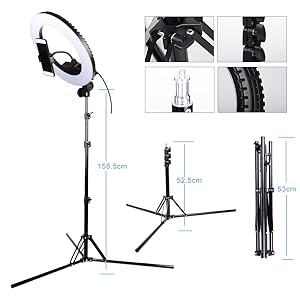 Ringlight - Lampada ad anello per selfie light chromakey