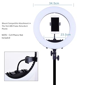 Ringlight - Lampada ad anello per selfie light chromakey